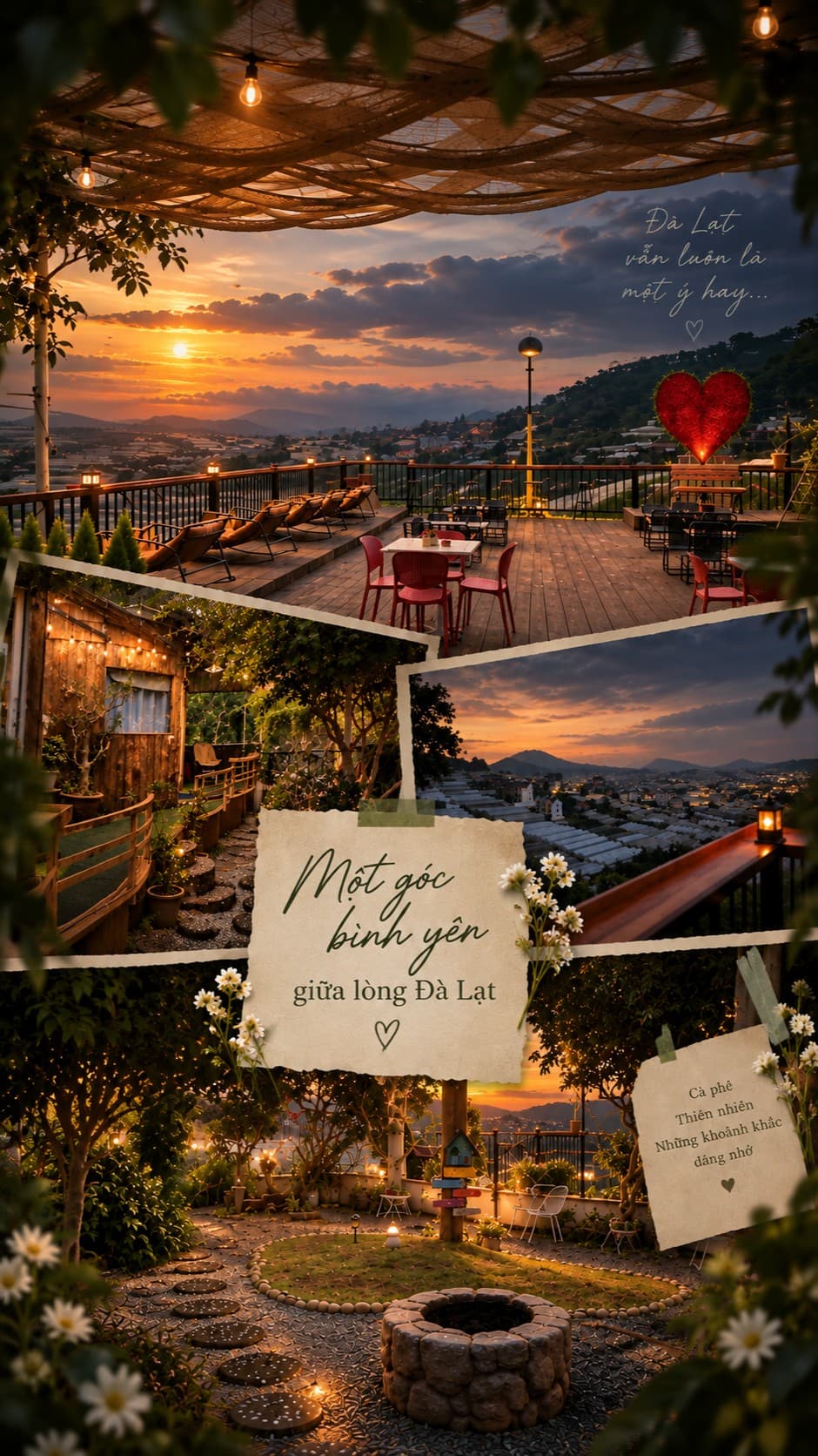 Cà phê, view núi,
còn cần gì nữa?